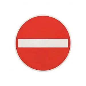 Schild "Verbot der Einfahrt", Ø 42cm (267)