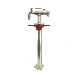 STANDROHR DN 80 1x C absperrbar & 1x Zapfventil drehbar Unterflurhydrant Hydrant