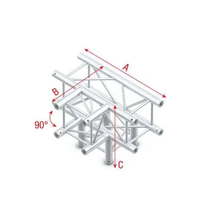 T-Stück 4 weg
