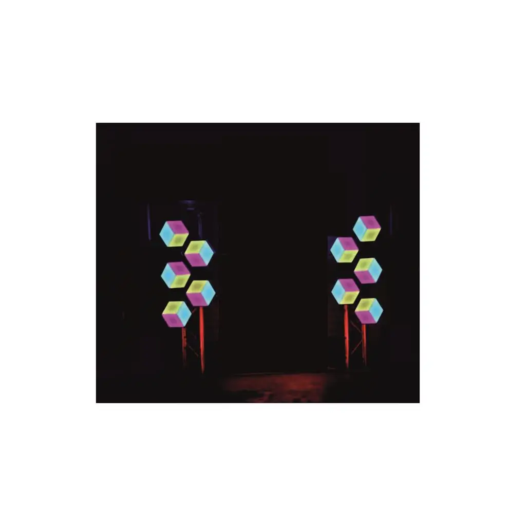 3D Vision Hexagon LED Panel Effekt - Set