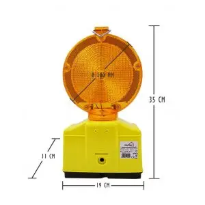 baustellenleuchte orange