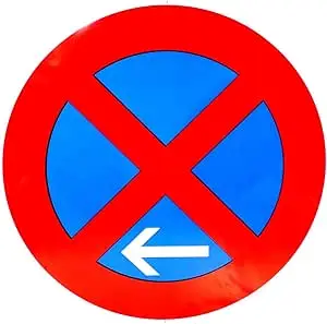 Schild "Absolutes Halteverbot", Ø 60cm, links (283-10)