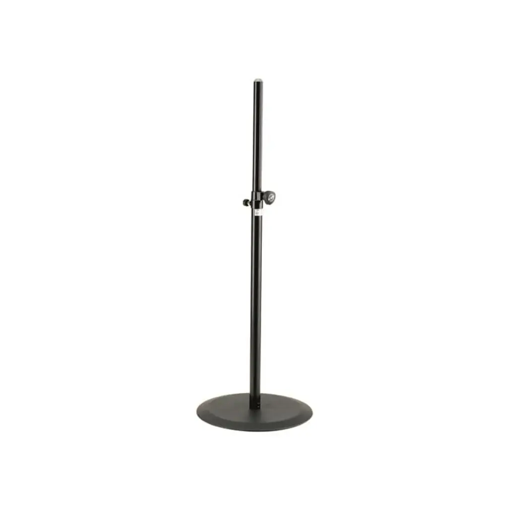 K&M 26735BK Rundsockel-Lautsprecherstativ, bis 30kg