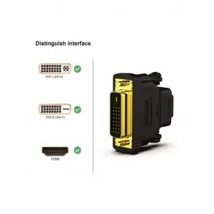 Adapter DVI, DVI-D (m) zu HDMI (f)