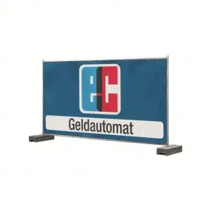 Bauzaunbanner Mesh "EC Geldautomat"