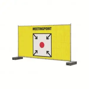 Bauzaunbanner Mesh "Meetingpoint"