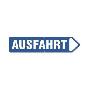 Ausfahrt rechts