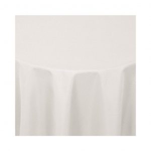 Tischdecke oval 220cm x 160cm, weiß, incl. Reinigung