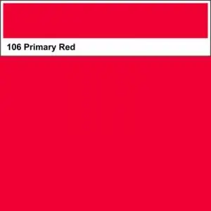 LEE Farbfolie 106 Primary Red, PAR 64