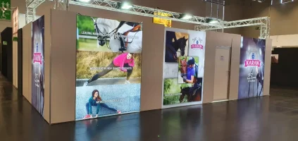 Messestand mit LED