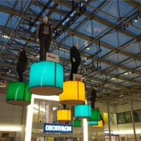 Rigging in Einkaufscenter