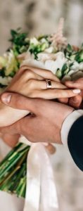 exchange of wedding rings white